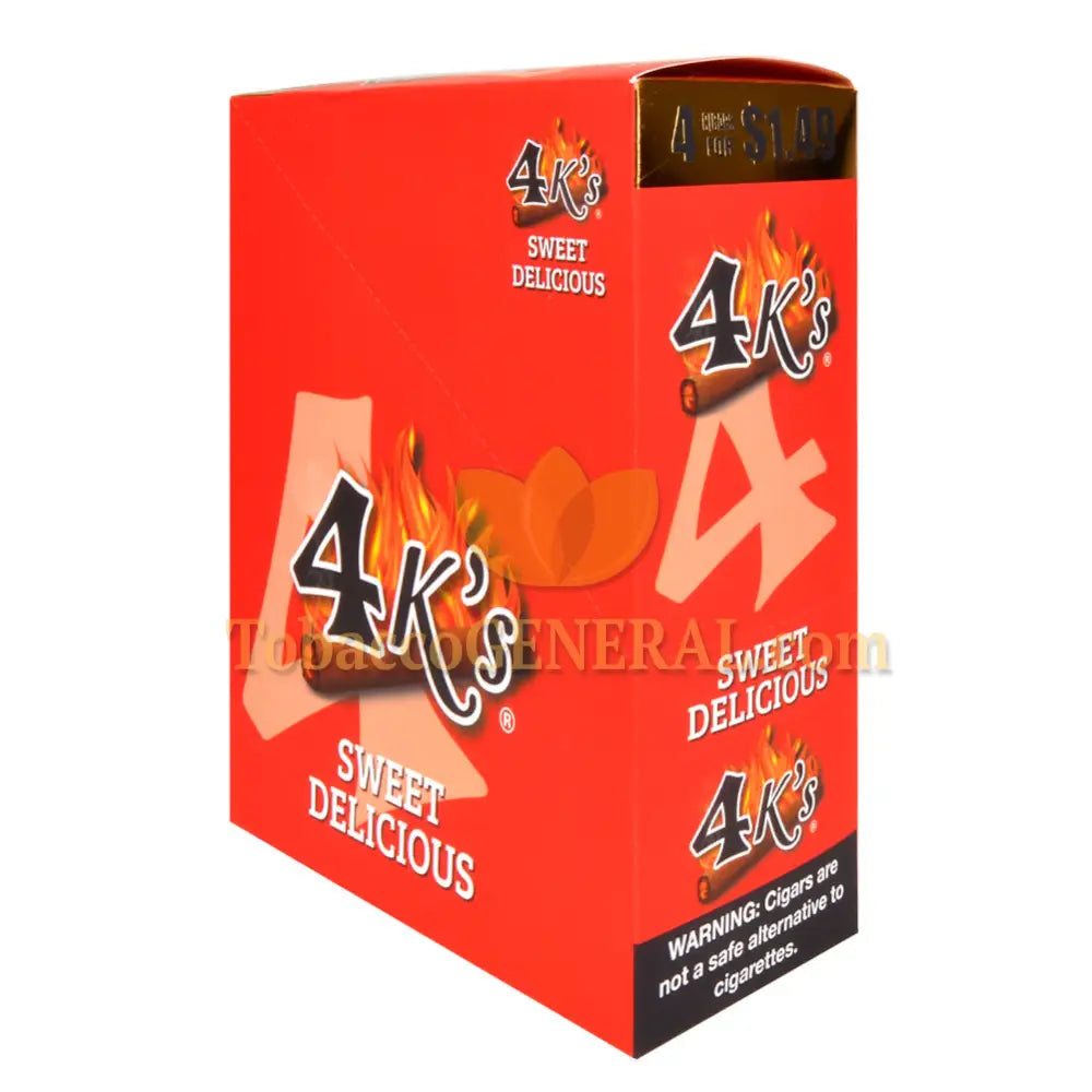 4 Kings Cigarillos 15 Packs of 4 Pre-Priced 1.49 Sweet Delicious