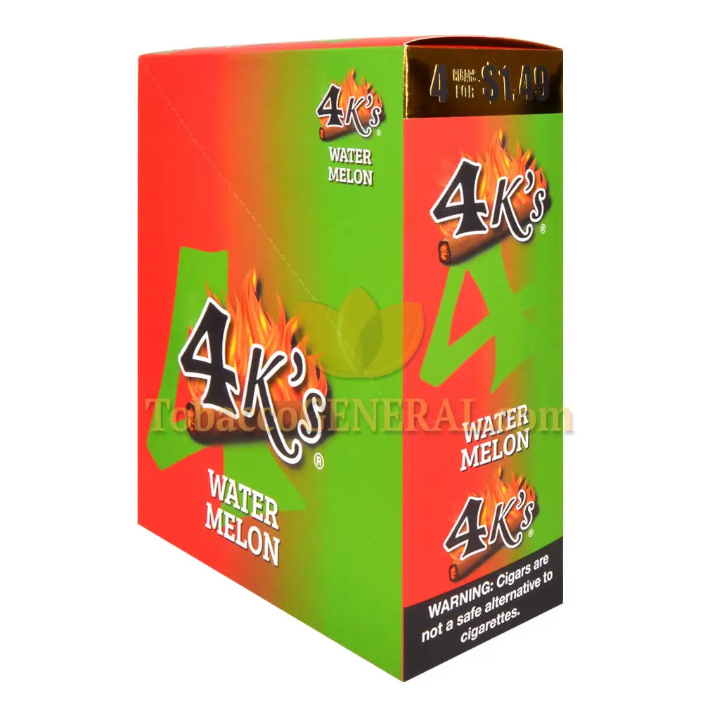 4 Kings Cigarillos 15 Packs of 4 Pre-Priced 1.49 Watermelon