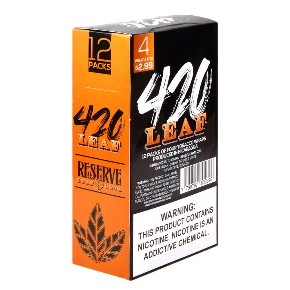 420 Leaf Wraps Reserve 12x4 Pre-Priced $2.99