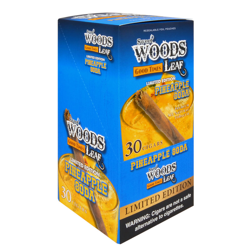 Good Times 6 packs of 5 Sweet Woods Leaf Pineapple Soda Cigarillos