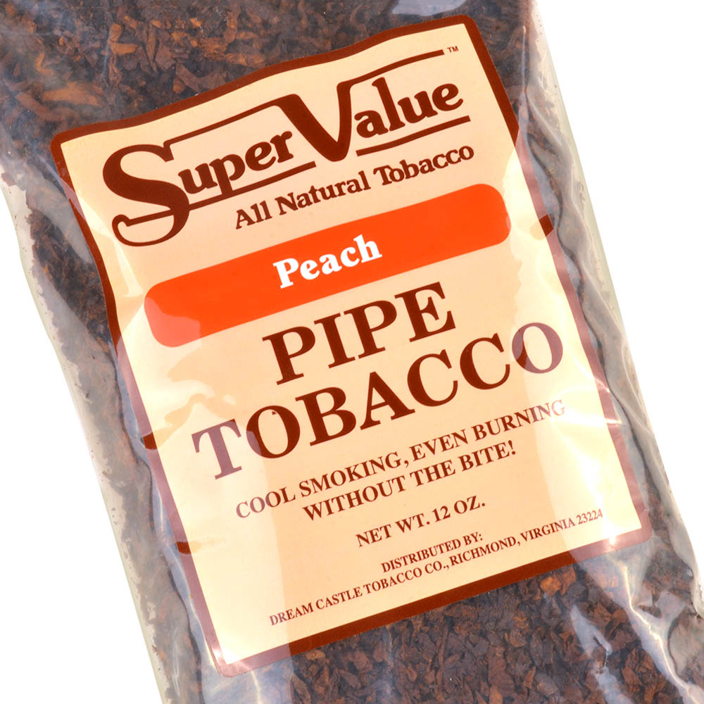 Super Value Peach Pipe Tobacco 12 oz. Pack