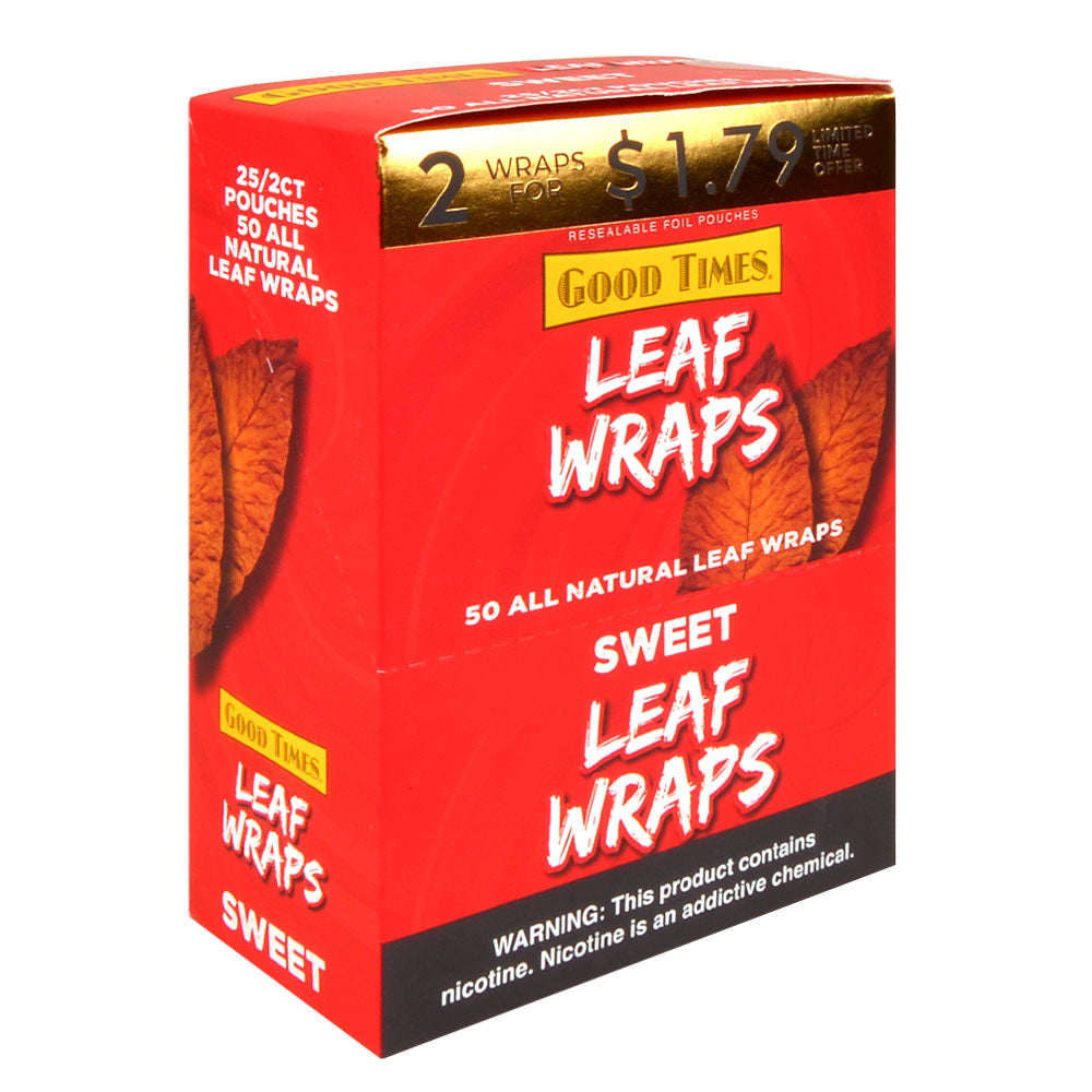 Good Times 2x$1.79 Sweet Leaf Wraps