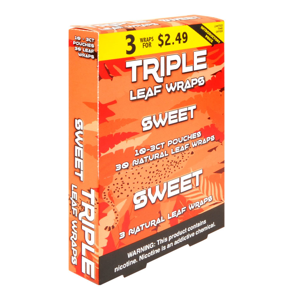 Good Time Sweet Triple Leaf Wraps 3x$2.49
