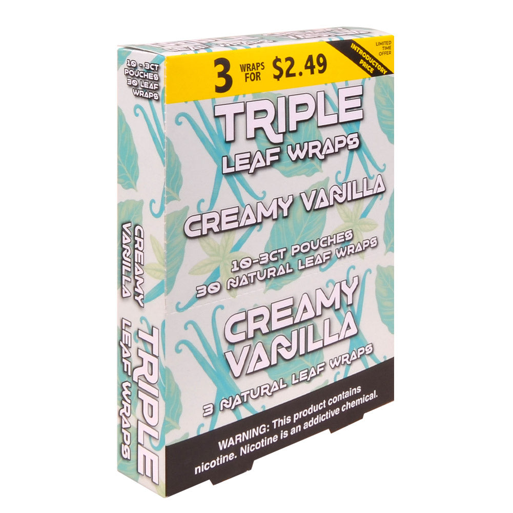 Good Time Creamy Vanilla Triple Leaf Wraps 3x$2.49