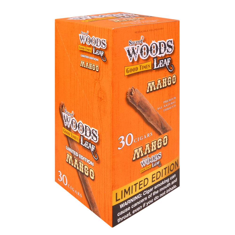 Good Times 6 packs of 5 Sweet Woods Leaf Mango Cigarillos