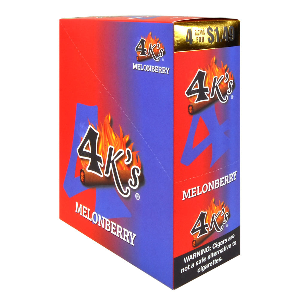 4 Kings Cigarillos 15 Packs of 4 Pre-Priced 1.49 Melonberry