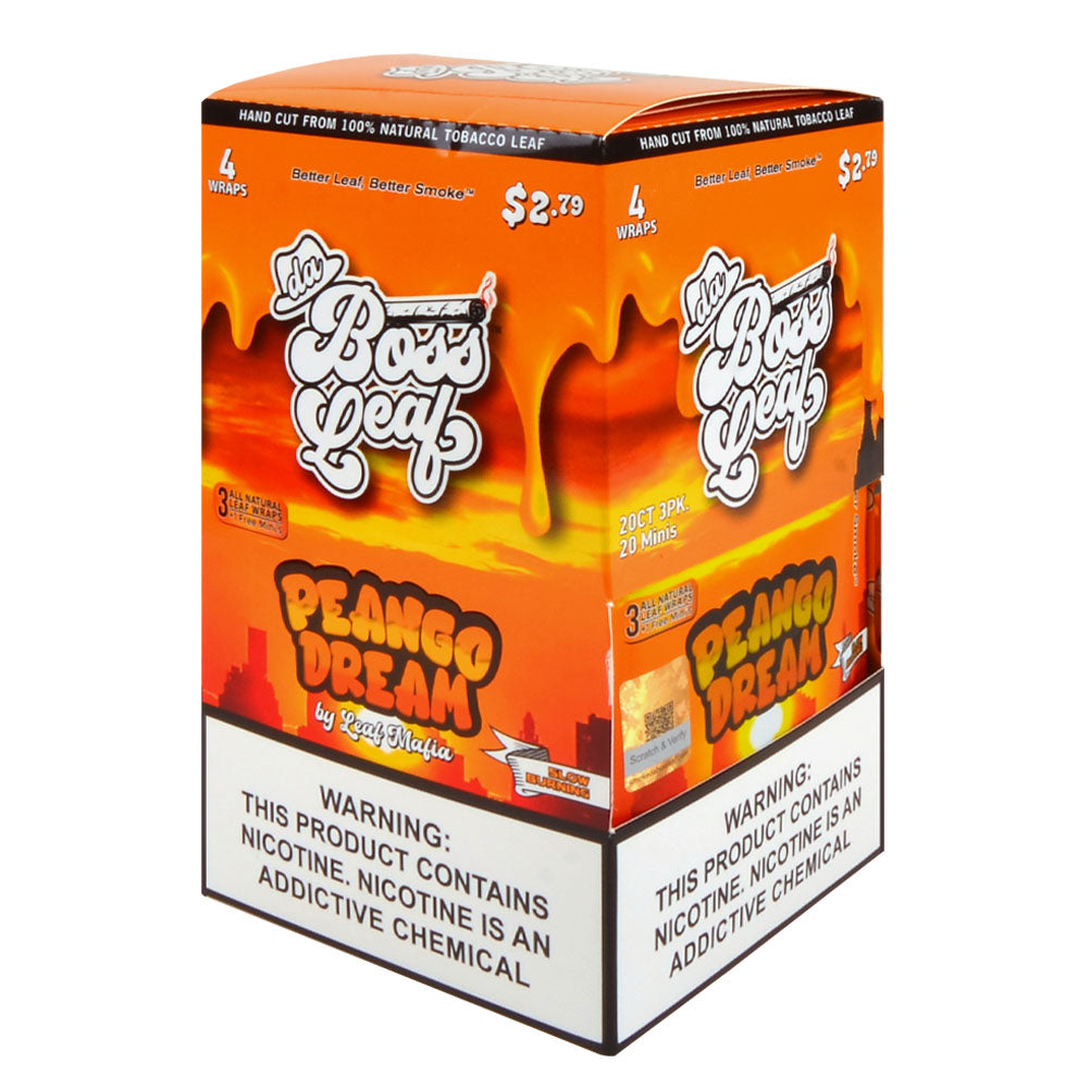 Da Boss Peango Dream Leaf Wraps 20 packs of 4, $2.79 pre-price