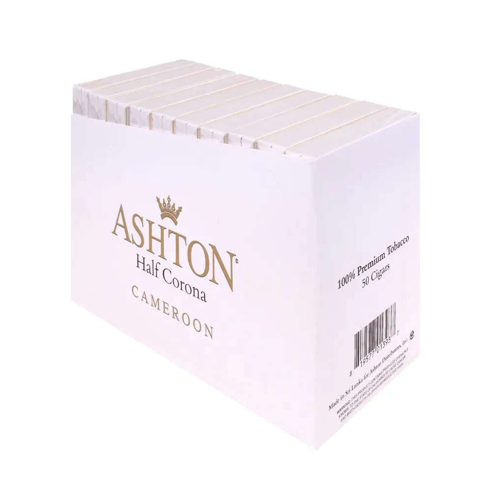 Ashton Half Corona Cameroon Cigars 10 Packs of 5