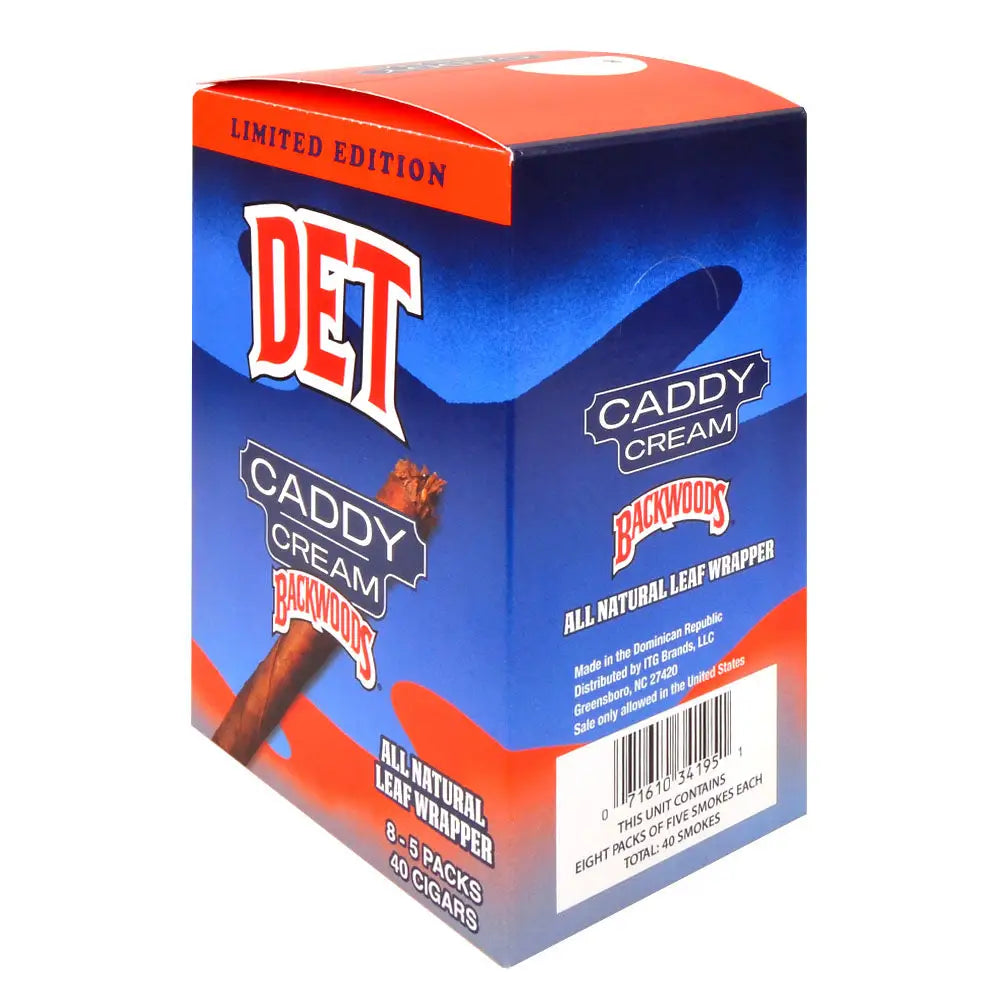 Backwoods Caddy Cream Cigars 8 Packs of 5