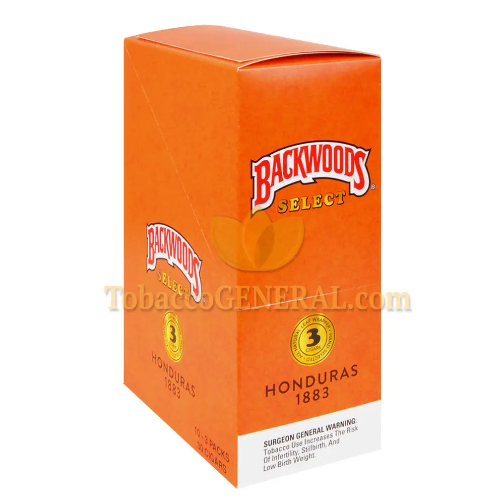 Backwoods Select Honduras 1883 cigars 10 packs of 3