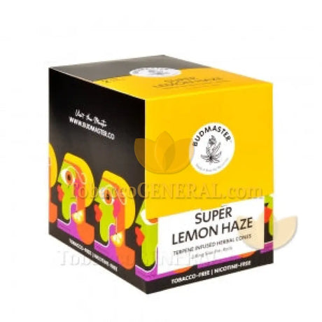 Budmaster Terpene Infused Herbal Cones Super Lemon Haze 12 Tubes of 2