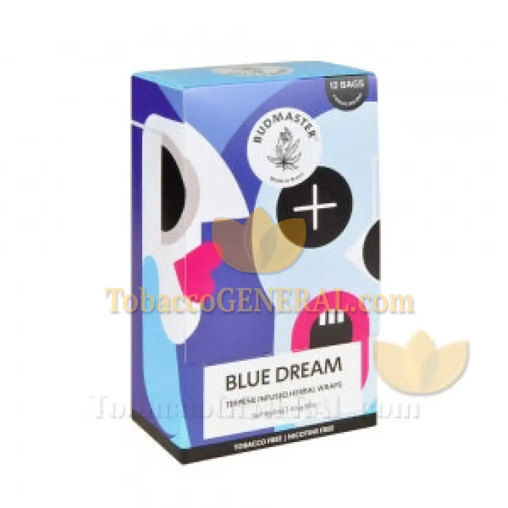 Budmaster Terpene Infused Herbal Wraps Blue Dream 12 Bags of 5