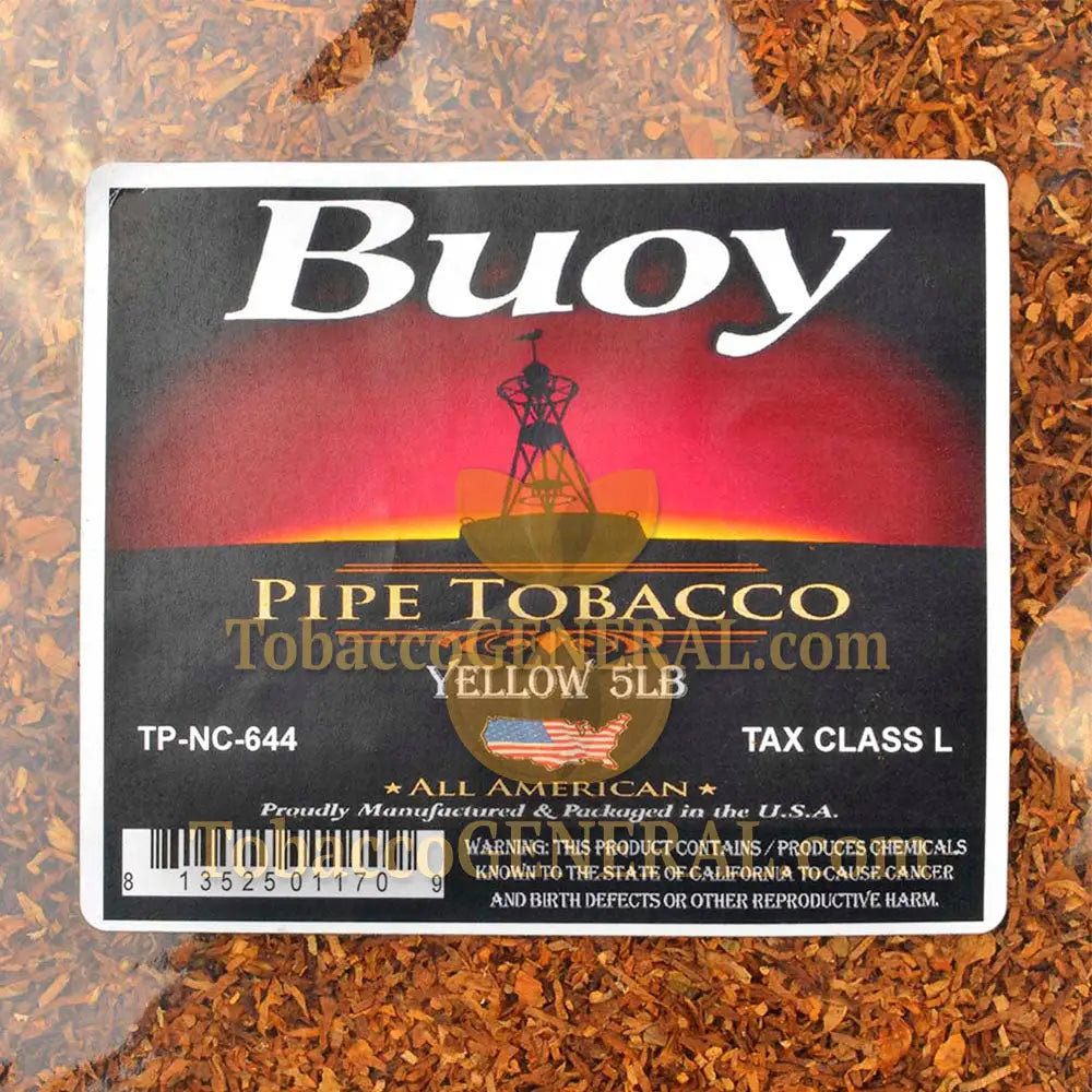 Buoy Natural (Yellow) Pipe Tobacco 5 Lb. Pack