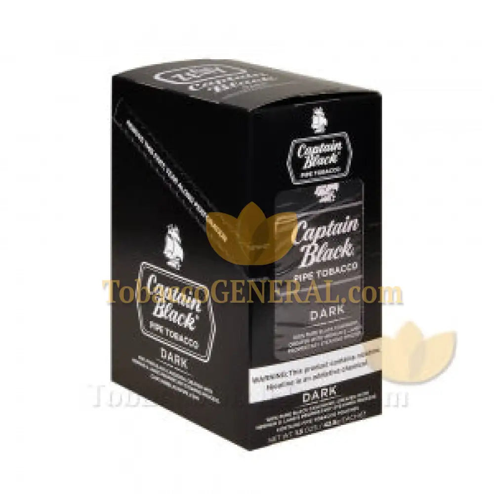 Captain Black Dark Pipe Tobacco 5 Pouches of 1.5 oz.