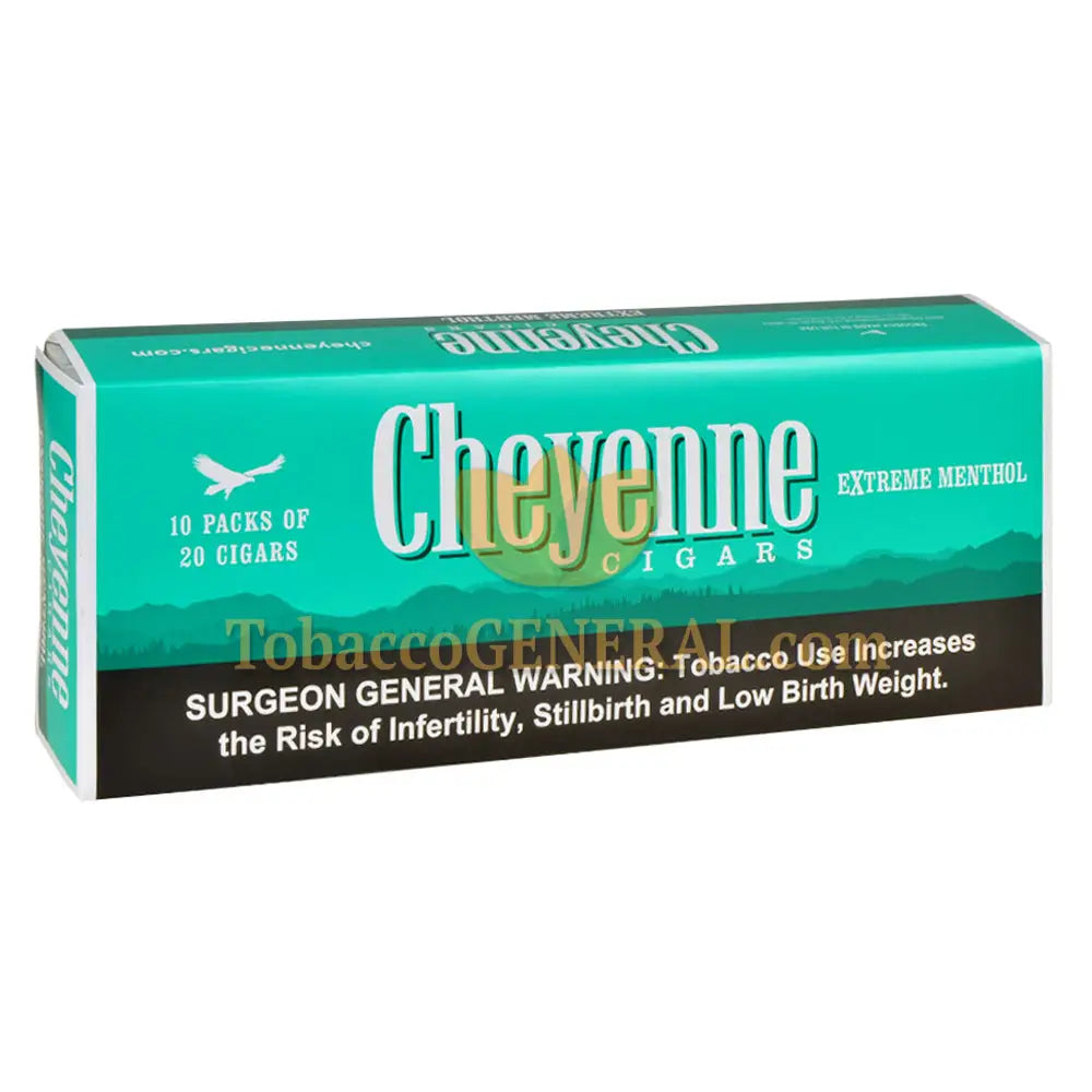 Cheyenne Extreme Menthol Filtered Cigars 10 Packs of 20