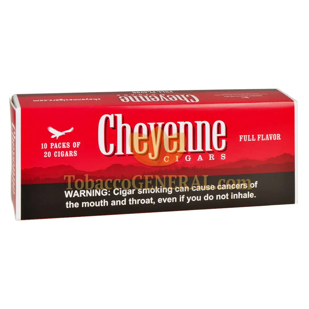 Cheyenne Full Flavor Filtered Cigars 10 Packs of 20
