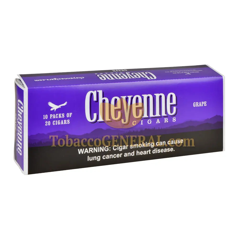 Cheyenne Grape FIltered Cigars 10 Packs of 20
