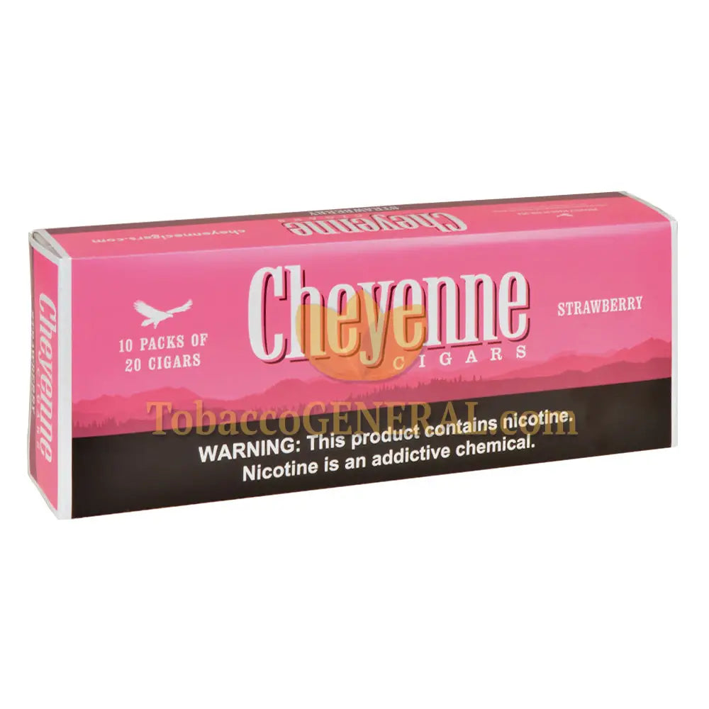 Cheyenne Strawberry Filtered Cigars 10 Packs of 20