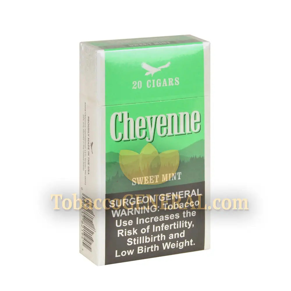 Cheyenne Sweet Mint Filtered Cigars 10 Packs of 20