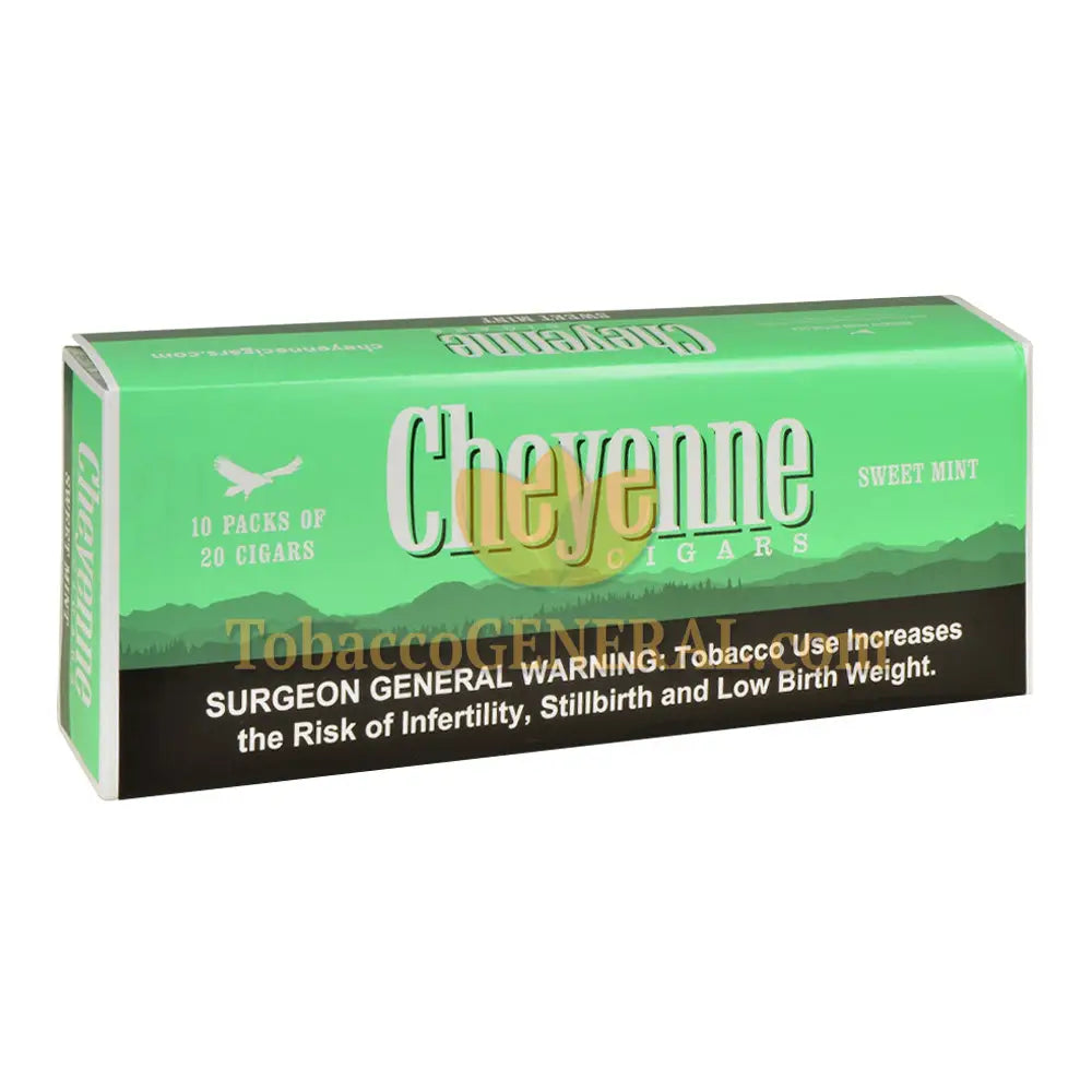 Cheyenne Sweet Mint Filtered Cigars 10 Packs of 20