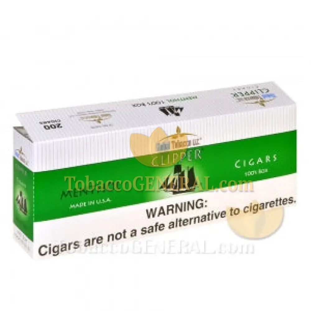 Clipper Menthol Filtered Cigars 10 Packs of 20