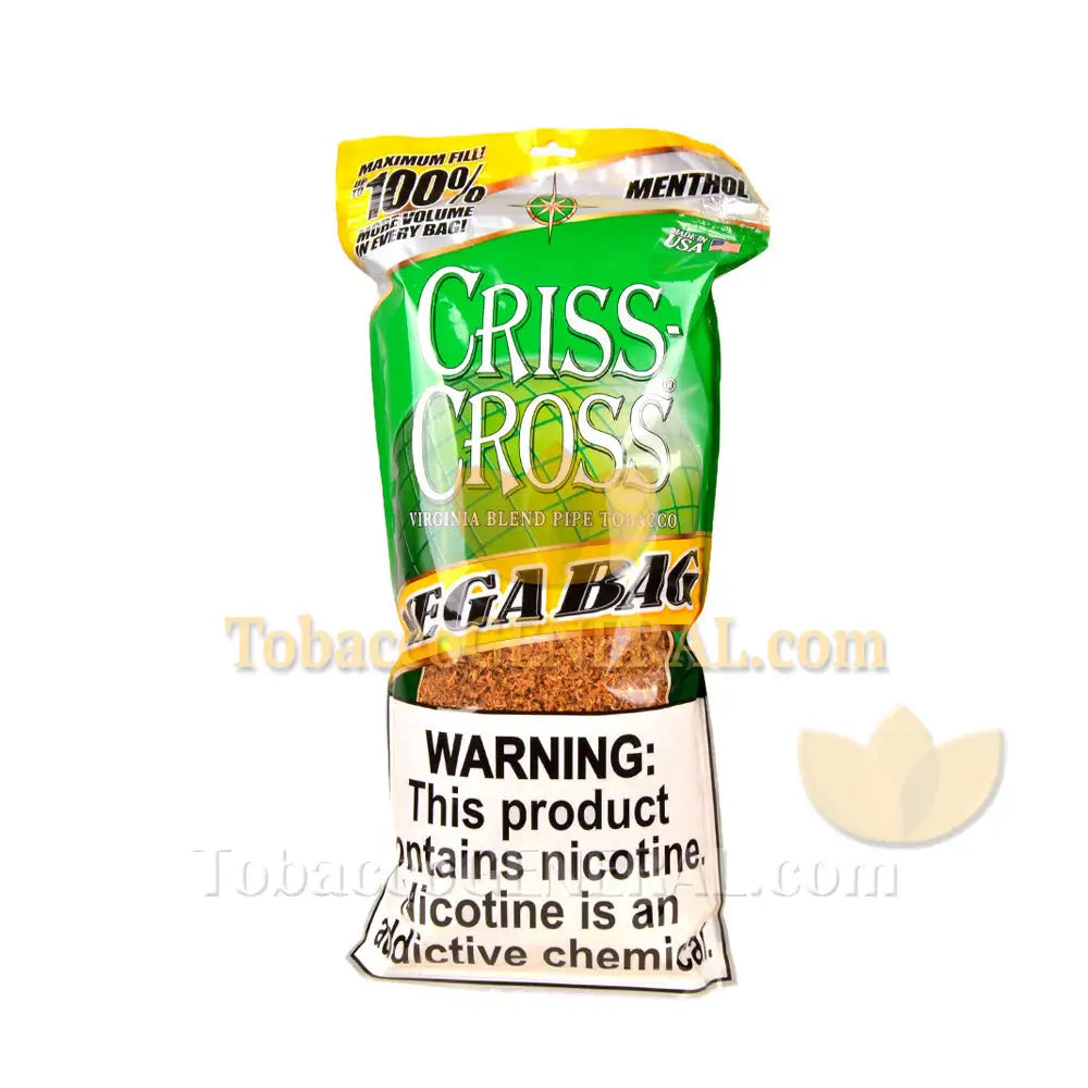 Criss Cross Pipe Tobacco Virginia Blend Menthol 16 oz. Pack