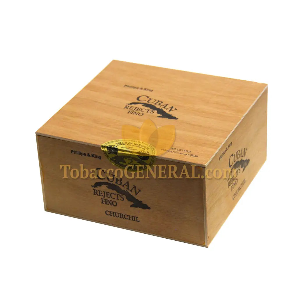Cuban Rejects Churchill Connecticut Cigars Box of 50 1