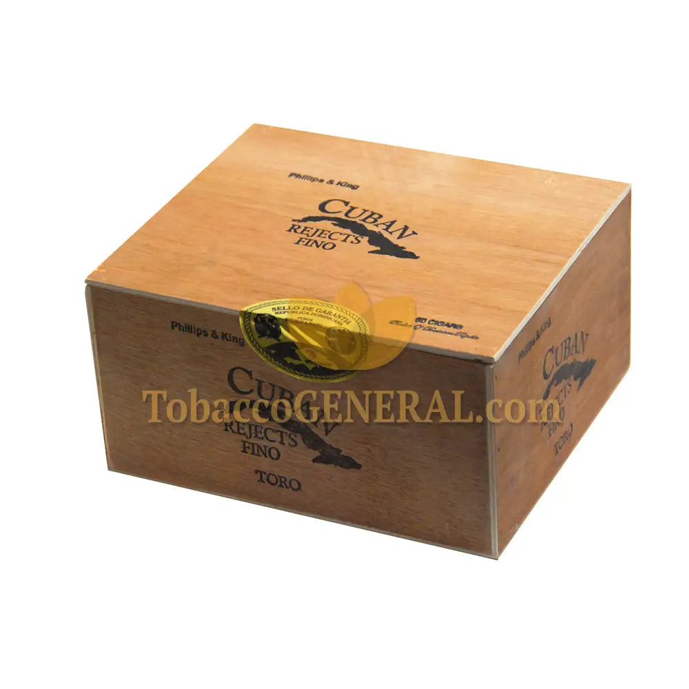 Cuban Rejects Toro Connecticut Cigars Box of 50 1