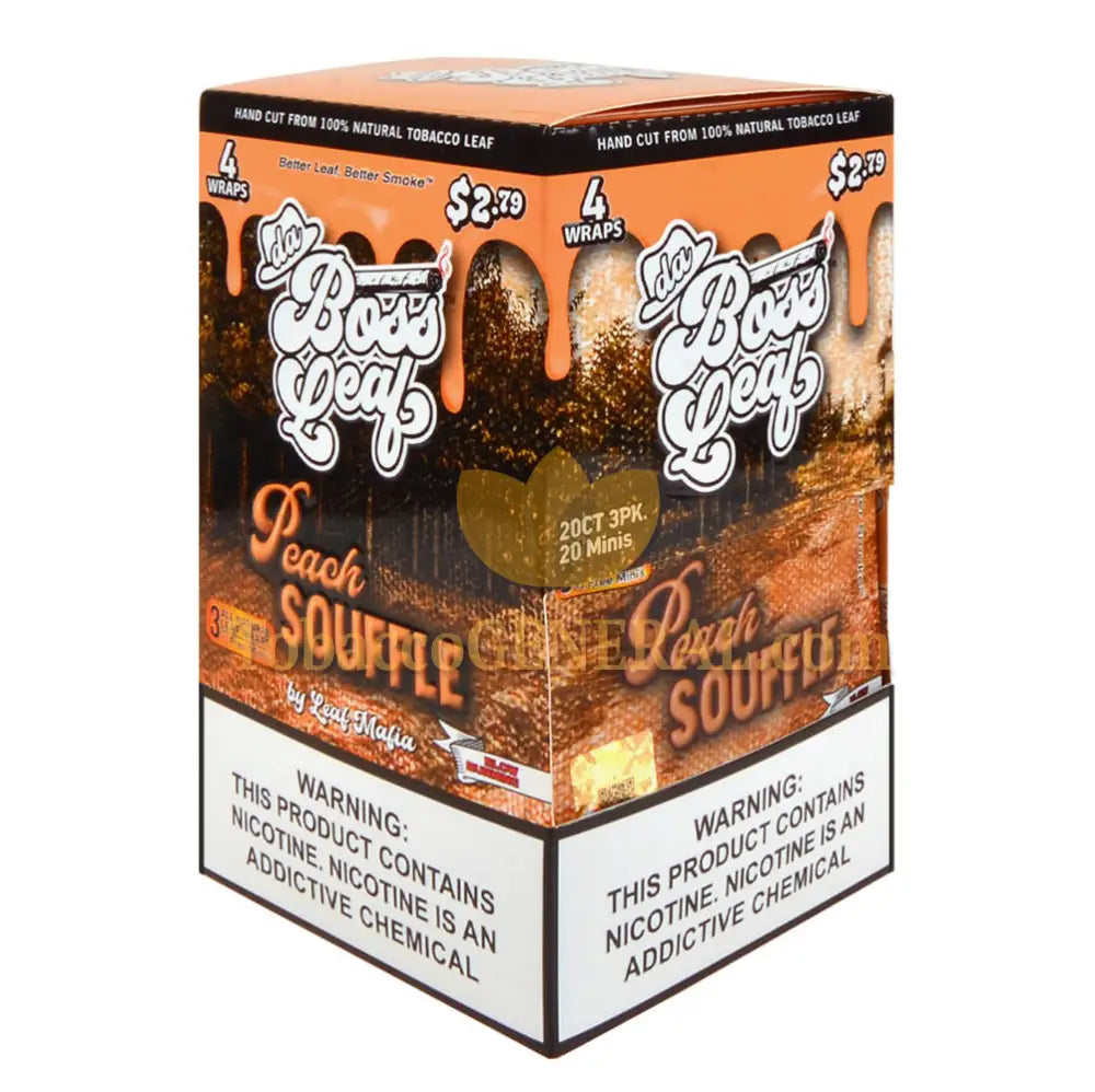 Da Boss Peach Souffle Leaf Wraps 20 packs of 4 $2.79 pre-price