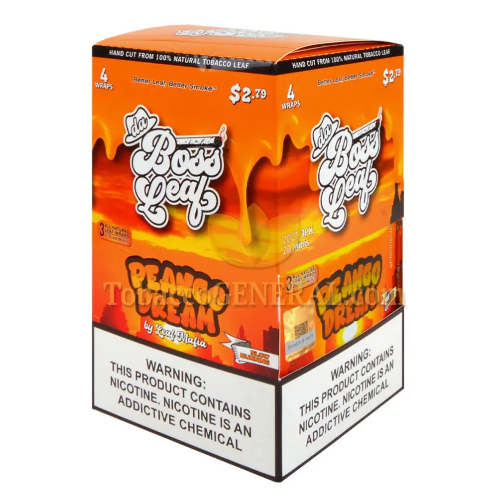 Da Boss Peango Dream Leaf Wraps 20 packs of 4 $2.79 pre-price