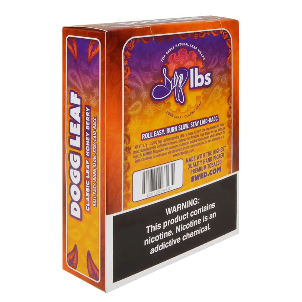 Dogg Leaf Honey Berry Leaf Wraps 15 packs of 2 $1.79 Pre-priced