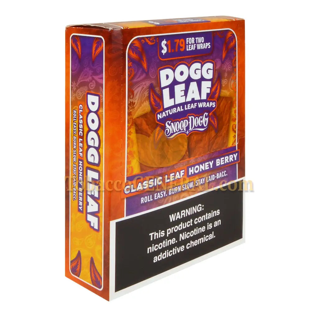 Dogg Leaf Honey Berry Leaf Wraps 15 packs of 2 $1.79 Pre-priced