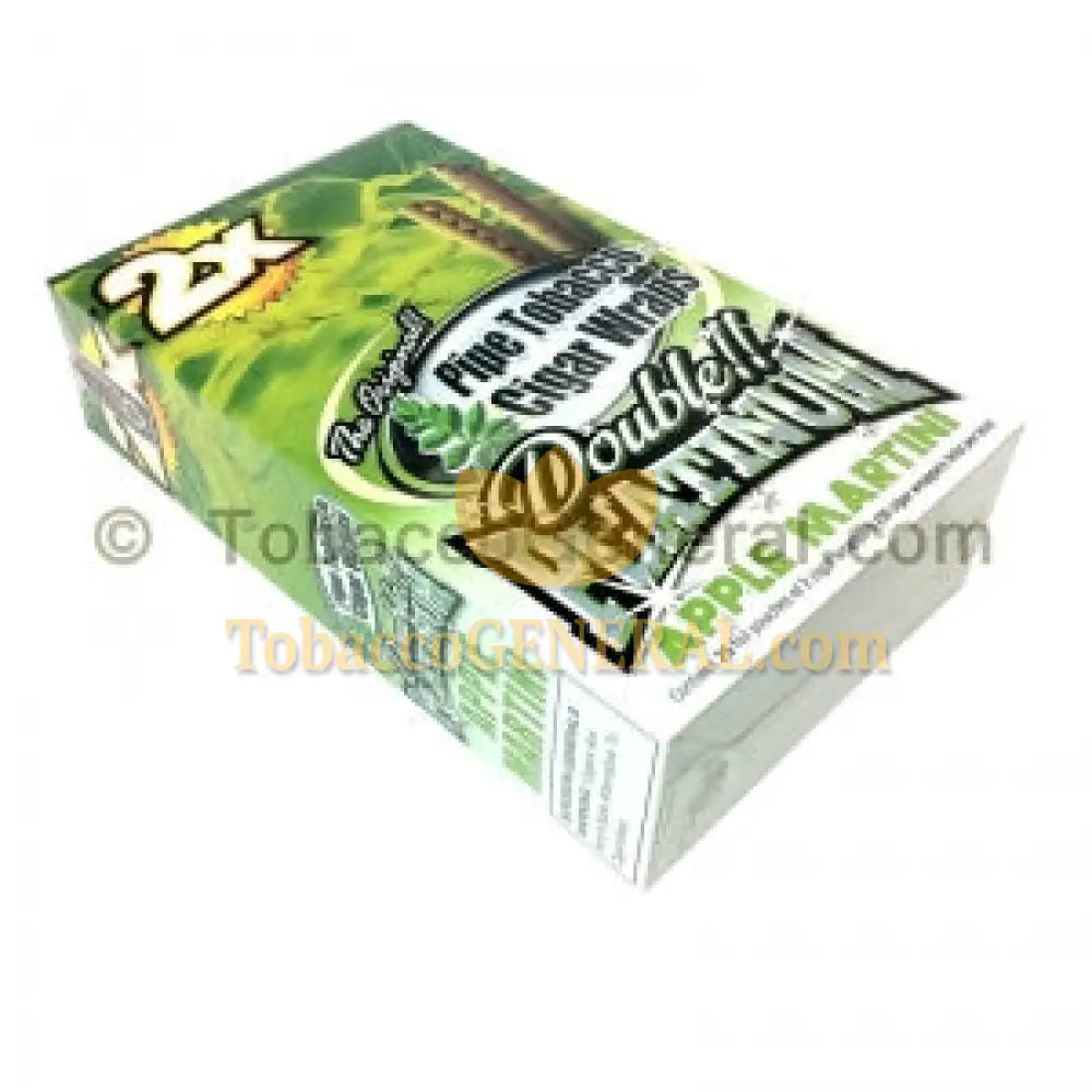 Double Platinum Wraps 2X Apple Martini 25 Packs of 2
