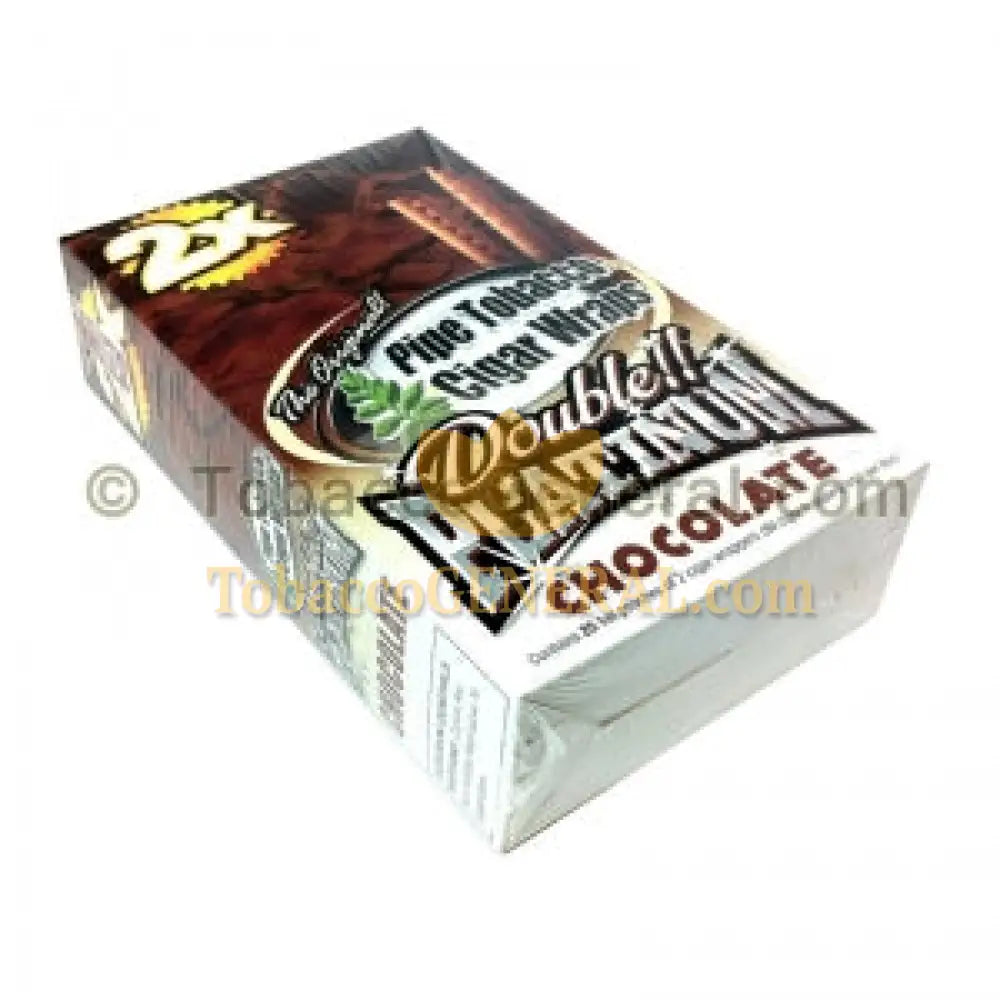 Double Platinum Wraps 2X Chocolate 25 Packs of 2