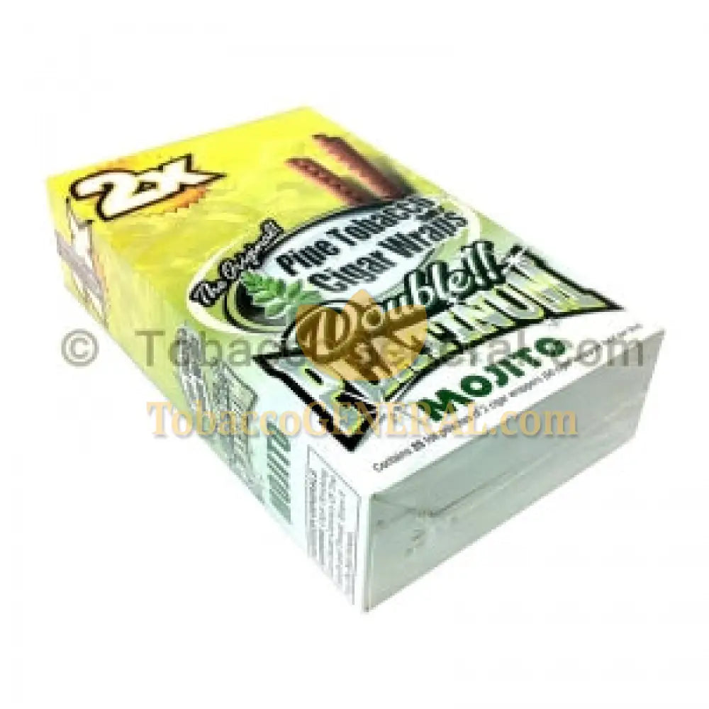 Double Platinum Wraps 2X Mojito 25 Packs of 2