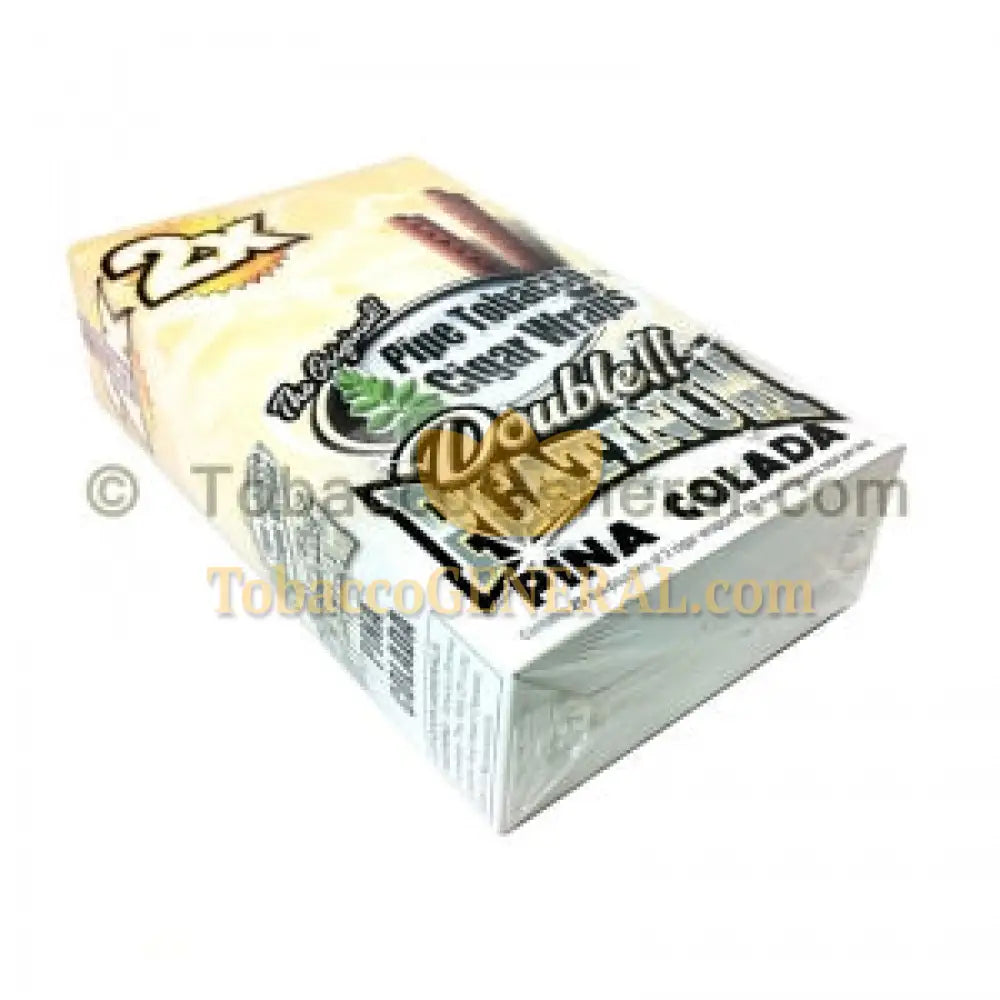 Double Platinum Wraps 2X Pina Colada 25 Packs of 2