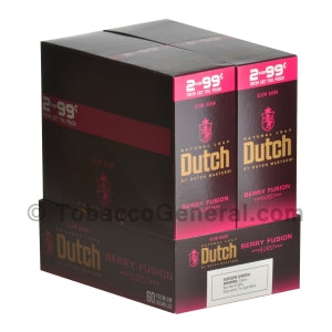 Dutch Masters Foil Berry Fusion  Burst  1.49 Pre-Priced Cigarillos 30 Packs Of 2 987