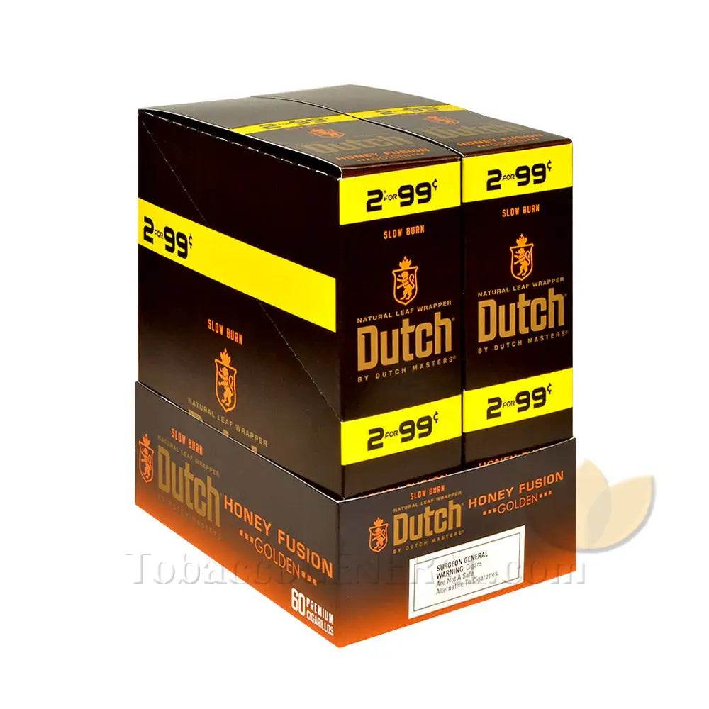 Dutch Masters Honey Fusion Cigarillos 99c Pre Priced 30 Packs of 2