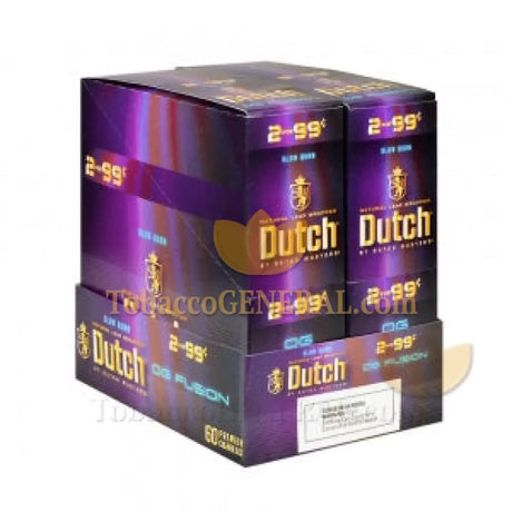 Dutch Masters OG Fusion Cigarillos 99c Pre Priced 30 Packs of 2