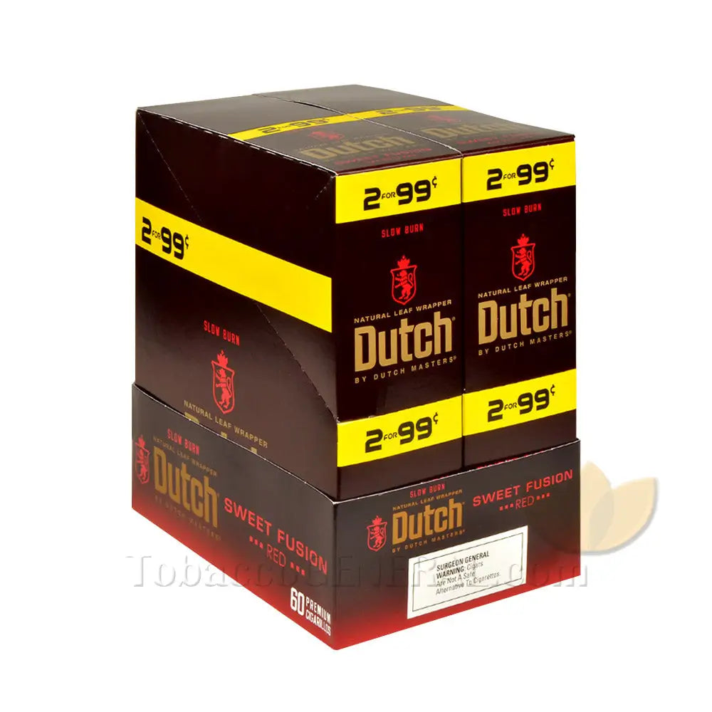 Dutch Masters Sweet Fusion Cigarillos 99c Pre Priced 30 Packs of 2