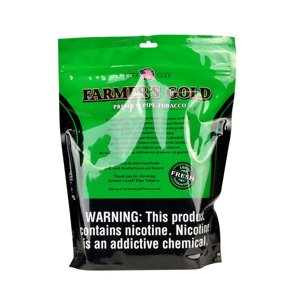 Farmer’s Gold Pipe Tobacco Menthol Green 16 oz. Pack
