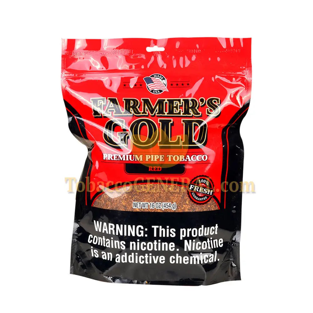 farmers gold tobacco Farmer's Natural Pipe 16 oz. Bag  Tobacco Stock Farmer's Gold Pipe Tobacco -