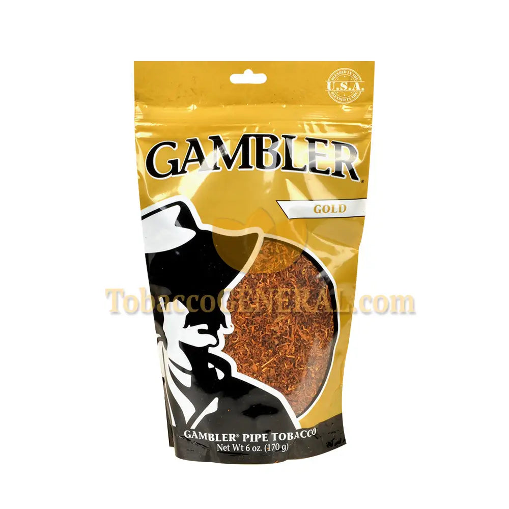 Gambler Pipe Tobacco Gold Mellow 6 oz. Pack