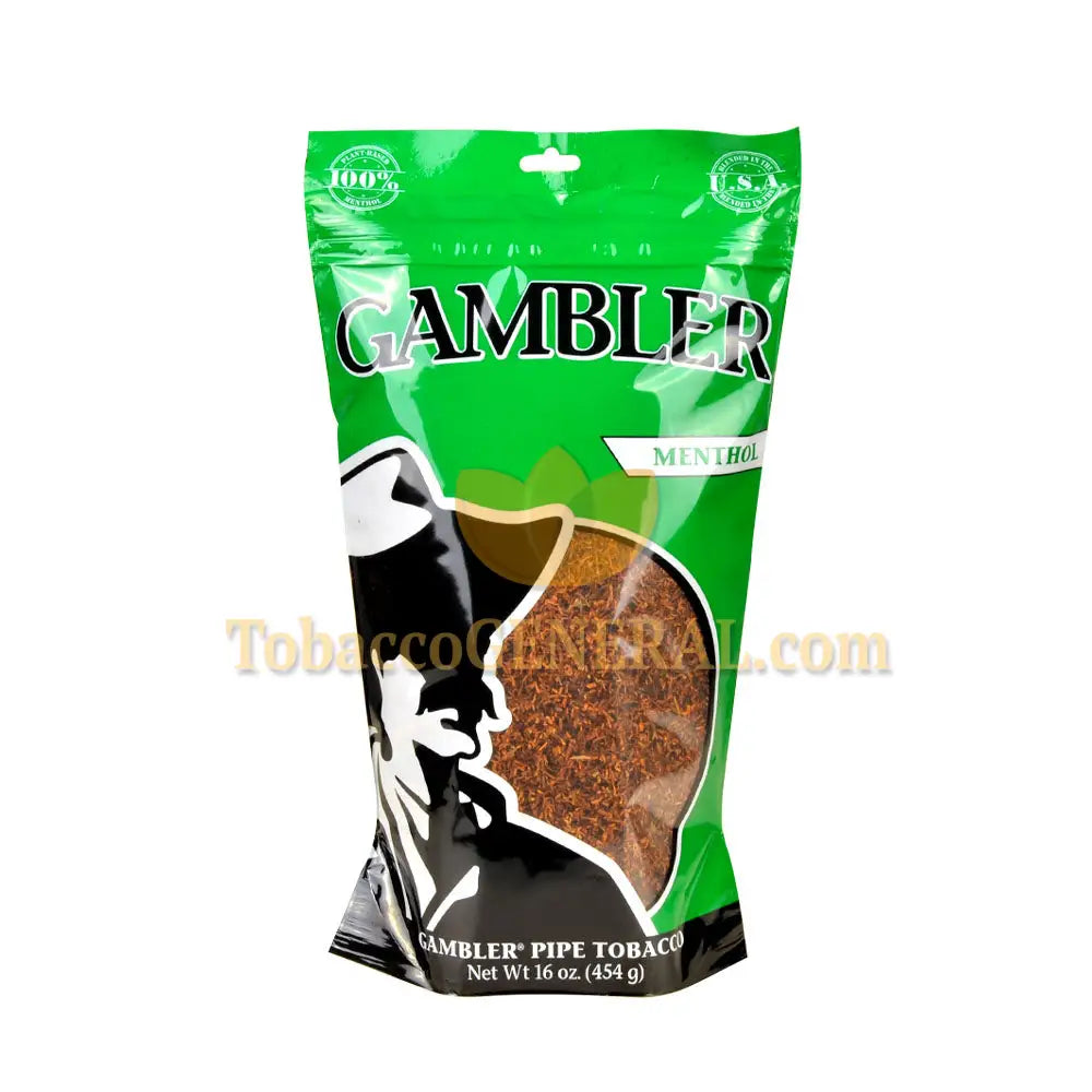 Gambler Pipe Tobacco Menthol Mint 16 oz. Pack