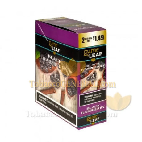 Game Leaf Cigarillos 1.49 Pre-Priced 15 Packs of 2 Black Raspberry