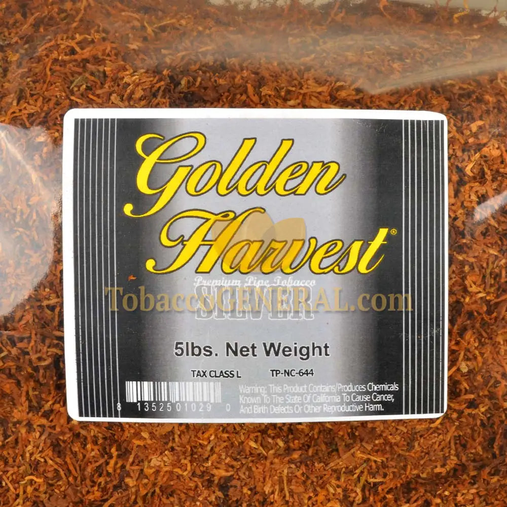 Golden Harvest Silver Blend Pipe Tobacco 5 Lb. Pack
