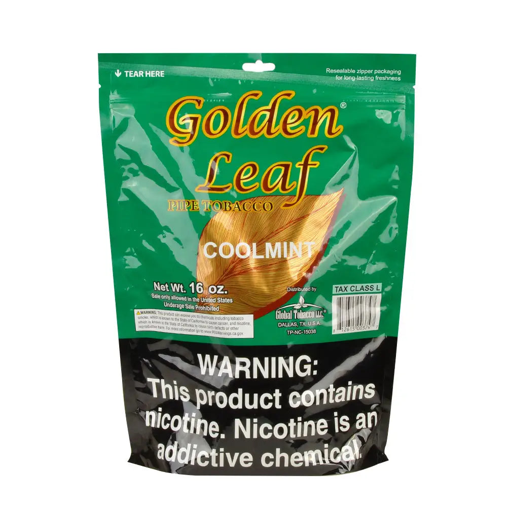 Golden Leaf CoolMint Pipe Tobacco 16 oz. Pack
