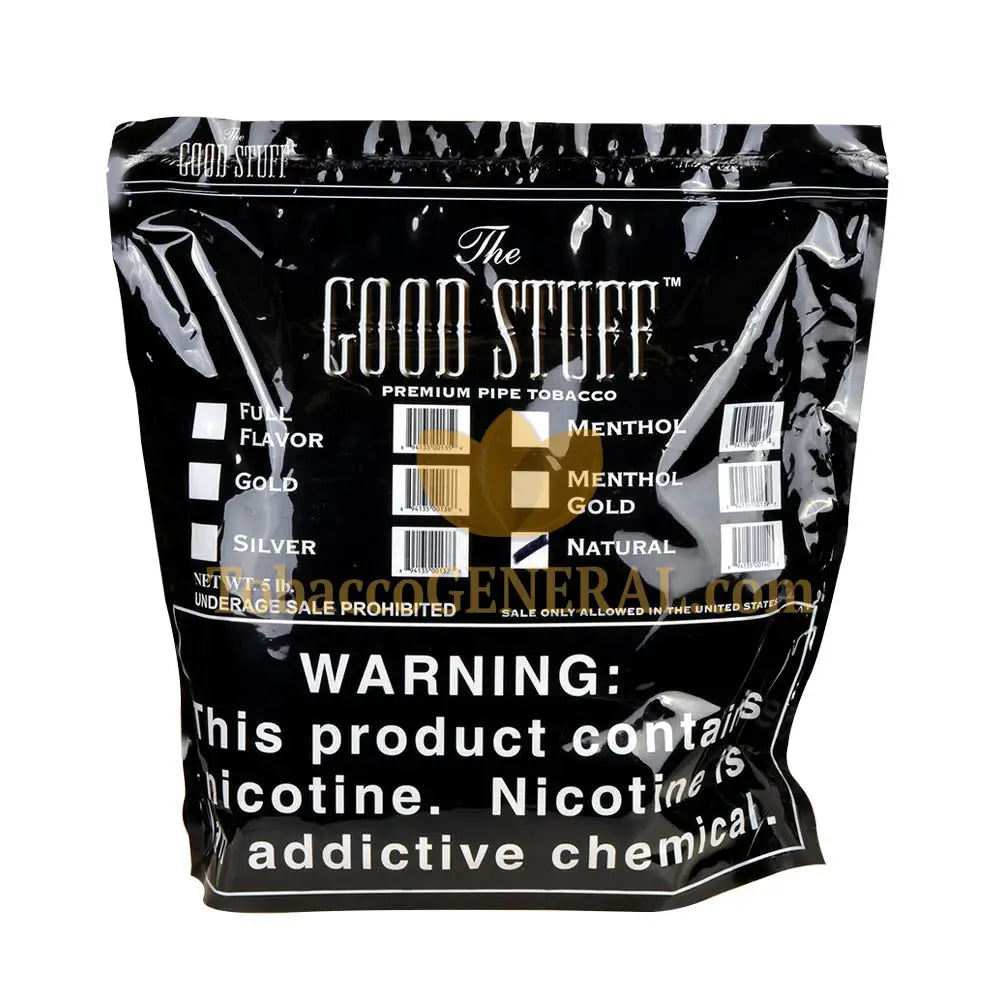 Good Stuff Natural Pipe Tobacco Bulk 5 Lb. Pack