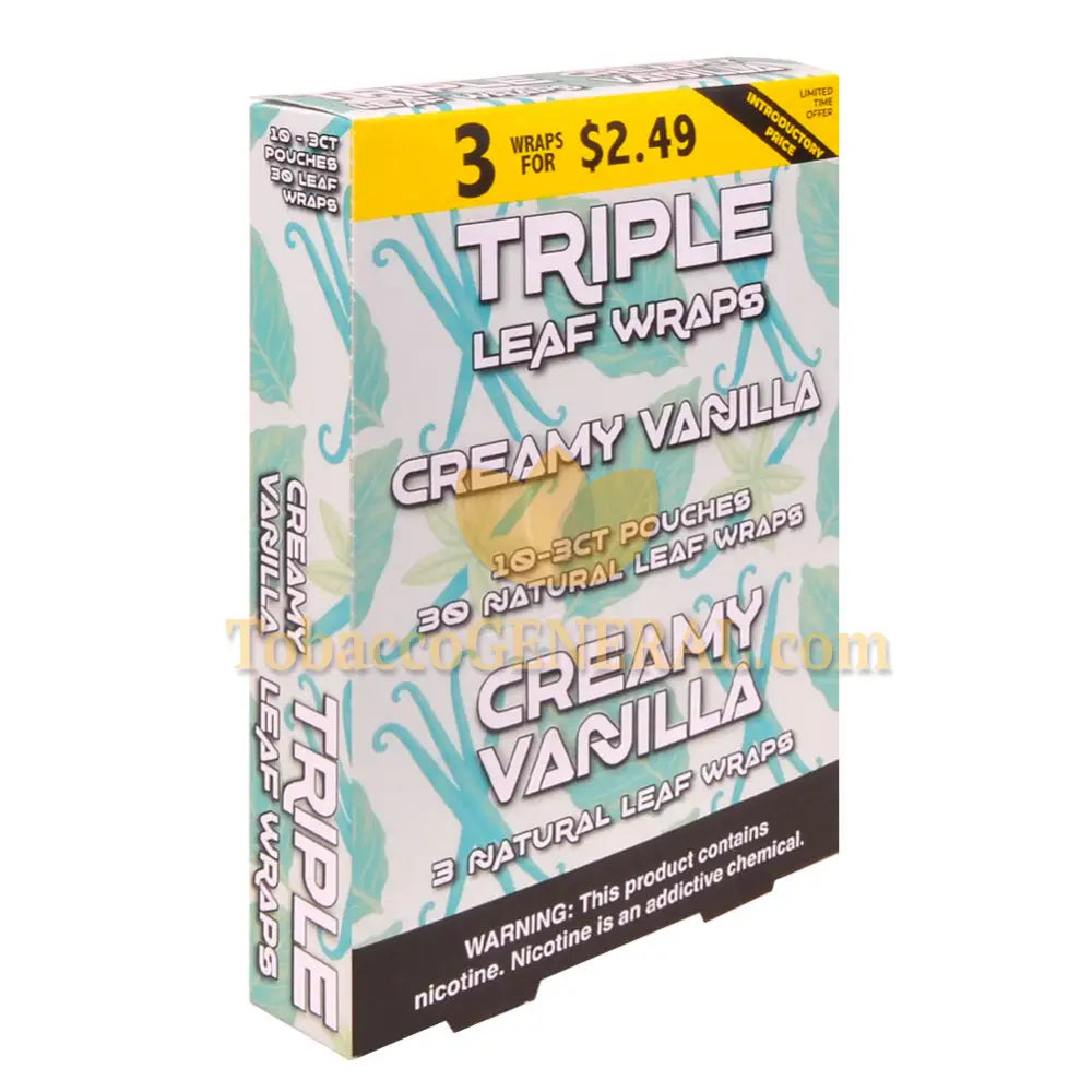 Good Time Creamy Vanilla Triple Leaf Wraps 3x$2.49