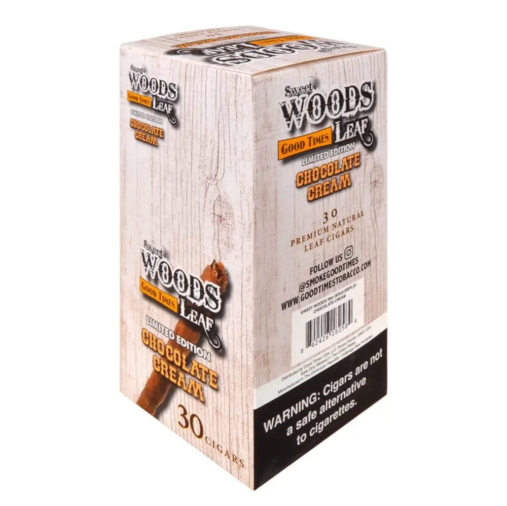 Good Times 6 packs of 5 Sweet Woods Leaf Chocolate Cream Cigarillos